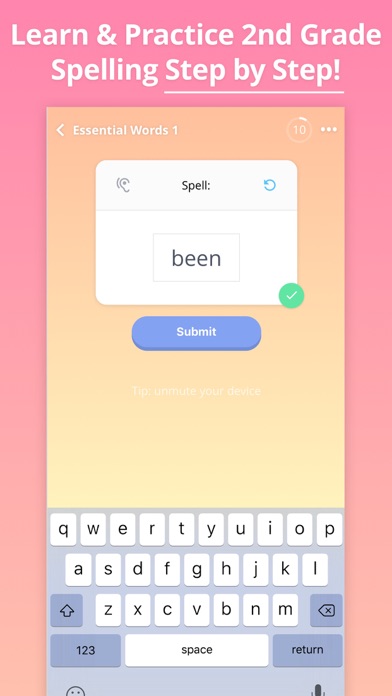 Learn Spelling 2nd Grade screenshot 2