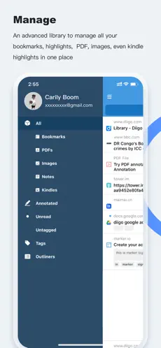 Screenshot 4 Diigo Browser iphone