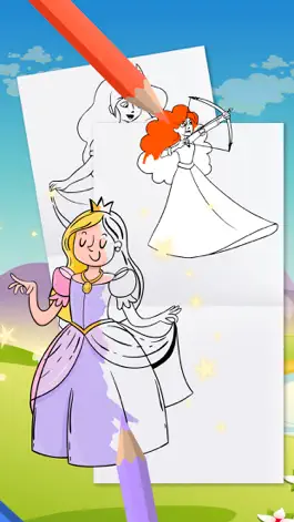 Game screenshot Princess coloring books game apk