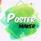 Poster Maker, Photo Editor Lab app allows you to design stunning cards and flyers & posters with easy to use templates