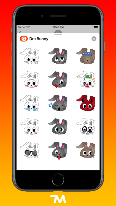 Dre Bunny Stickers screenshot 2