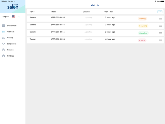 Salon Wait Dashboard(圖3)-速報App