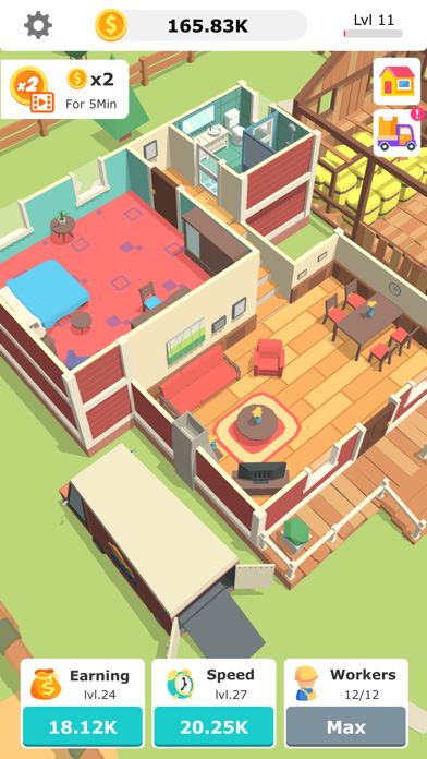 Idle Decoration Inc screenshot 3