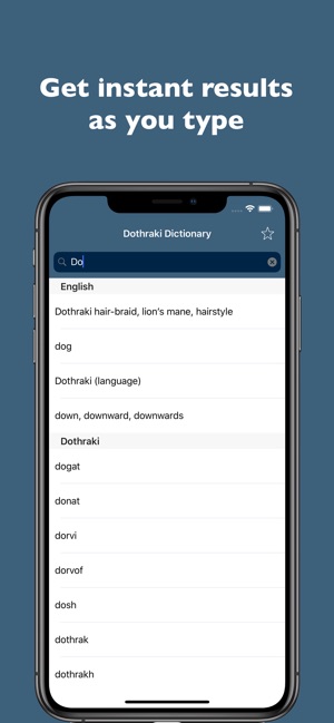 DothEn — Dothraki Dictionary(圖1)-速報App