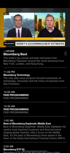‎Bloomberg: Business News Screenshot