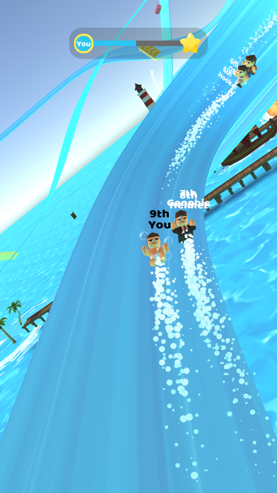 Aquapark Race 3D screenshot 2