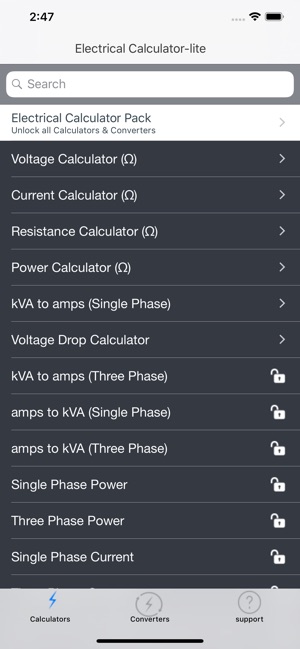 Electrical Calculator lite(圖1)-速報App