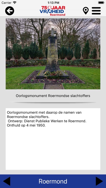 Oorlogsmonumenten Roermond screenshot-3