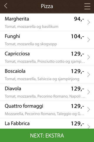 Fabbrica pizza screenshot 2