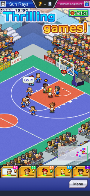 Снимак екрана приче о кошаркашком клубу