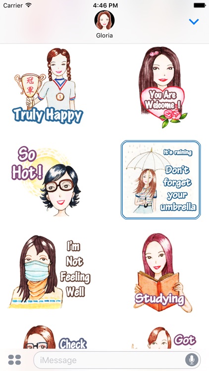 Come On Girls Daily Stickers