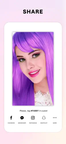 Zrzut 3 Fabby Look — Hair Color Editor iphone