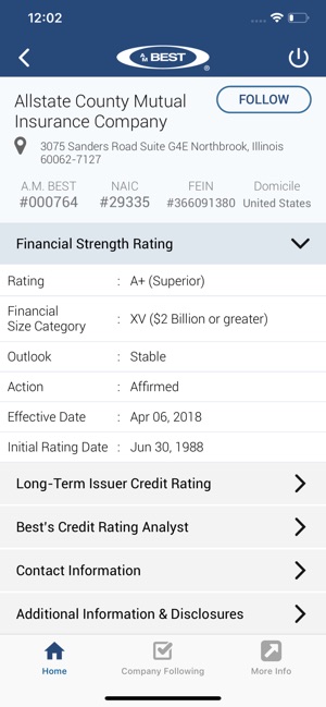 Best's Credit Ratings(圖3)-速報App