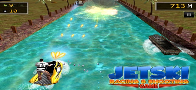 JET SKI RACING SHOOTING GAMES(圖2)-速報App