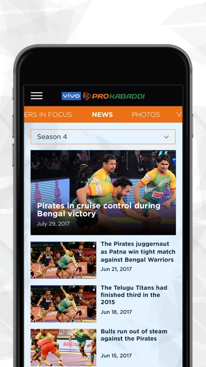 vivo Pro Kabaddi Official App screenshot-3