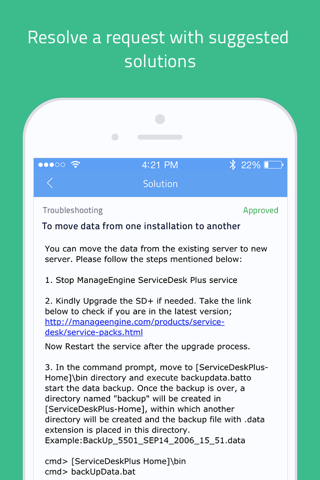 Скриншот из IT helpdesk | ServiceDesk Plus