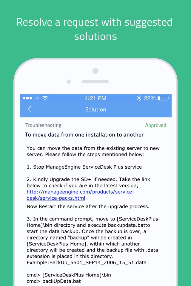 IT helpdesk | ServiceDesk Plus screenshot 4