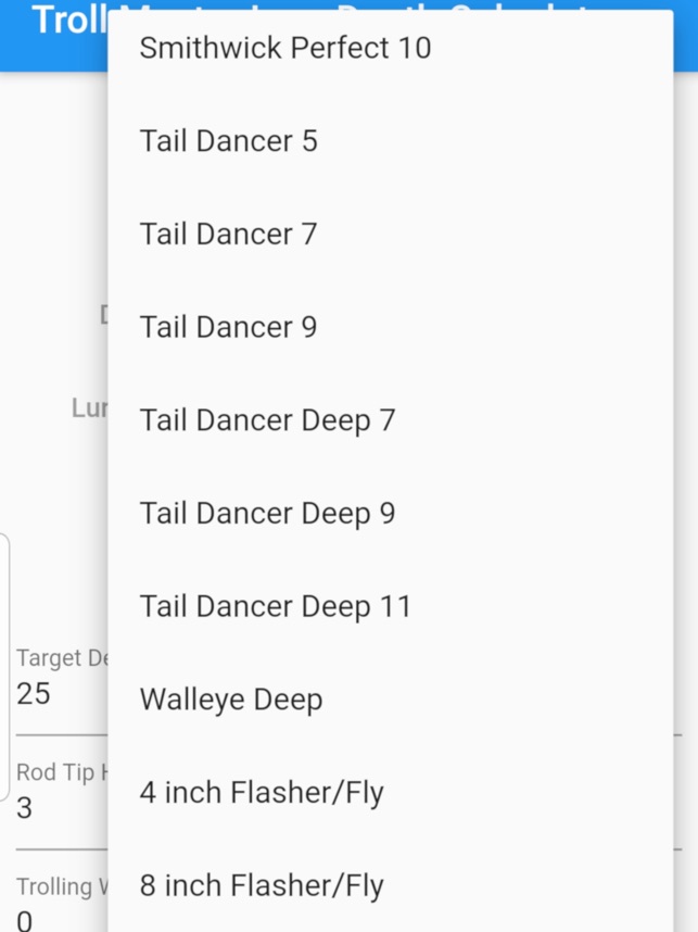 Flicker Minnow 7d Dive Chart