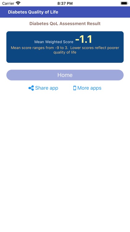 Diabetes Quality of Life