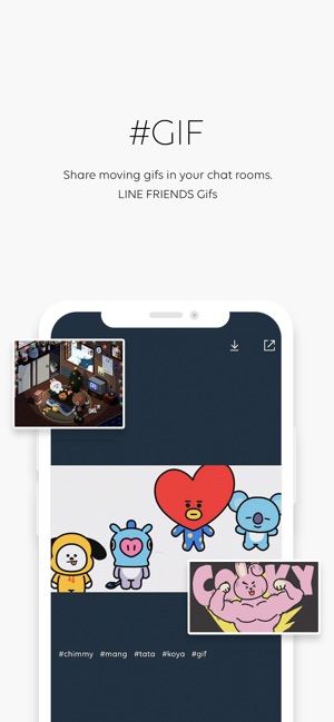 Line Friends 待ち受け画像 Gif画像 をapp Storeで