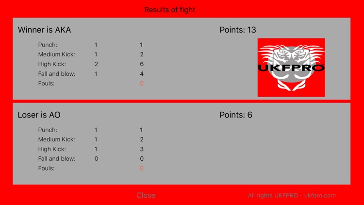 UKFPRO Score Combat lite screenshot-5