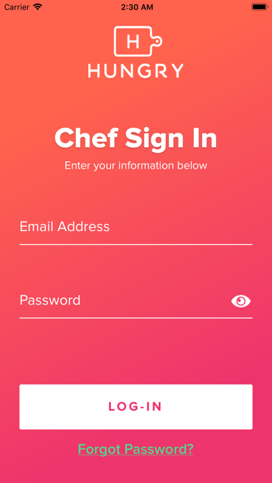 How to cancel & delete Hungry - Chef Portal from iphone & ipad 1