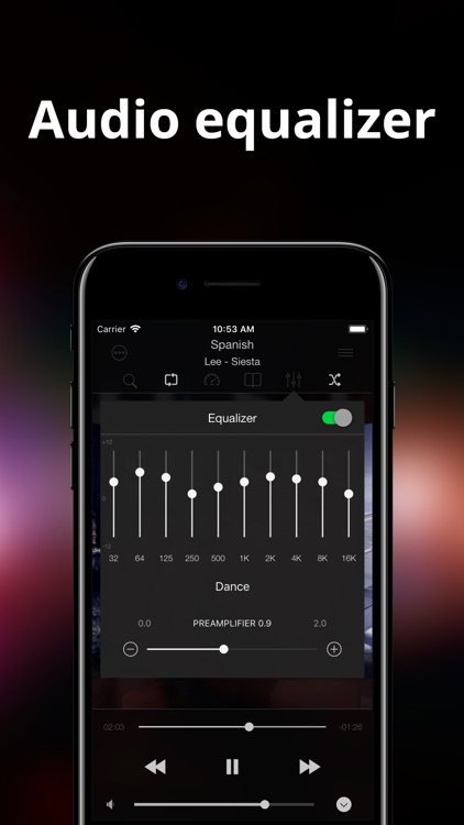 Flacbox: FLAC player equalizer