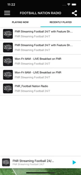 Game screenshot FOOTBALL NATION RADIO apk