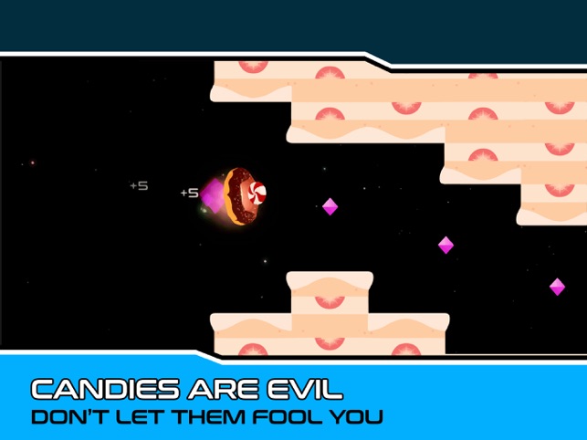 Asterings: Space Hoop Rush, game for IOS