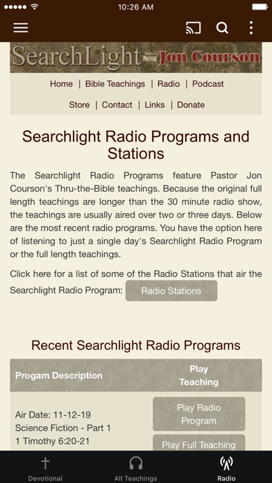 How to cancel & delete Searchlight with Jon Courson from iphone & ipad 3