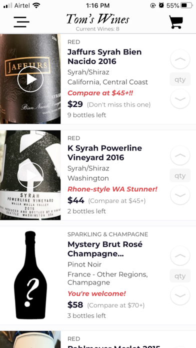 Toms Wines screenshot 4