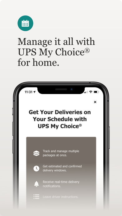 UPS モバイルのスクリーンショット6 UPS モバイルのスクリーンショット6
