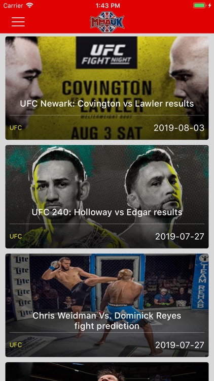 MMA UK News