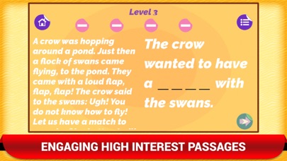 Reading Comprehension Kids App screenshot 3