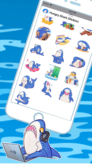 Hungry Shark Stickers(圖2)-速報App