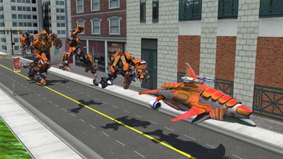 Dolphin Robots Transform City screenshot 2