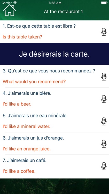 French Vocabulary & Phrase screenshot-6