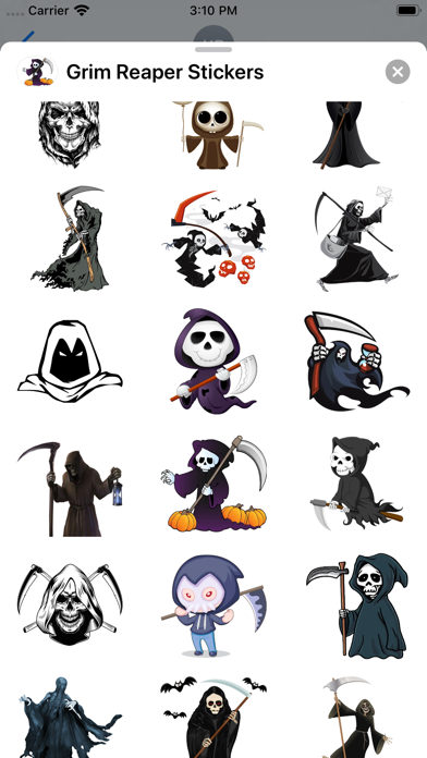 Grim Reaper Stickers screenshot 4
