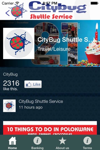 Citybug Shuttle Service screenshot 2