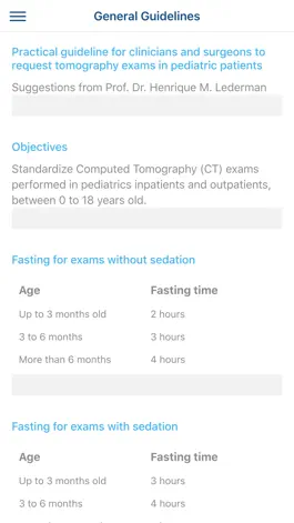 Game screenshot Pediatric CT Protocols mod apk