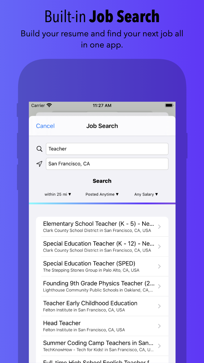 Resume Builder by Nobody
