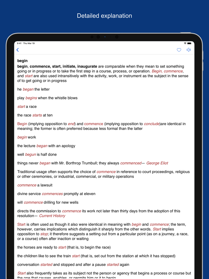 Advanced English Thesaurus