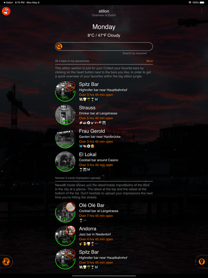 stillon - Find bars in Zurich