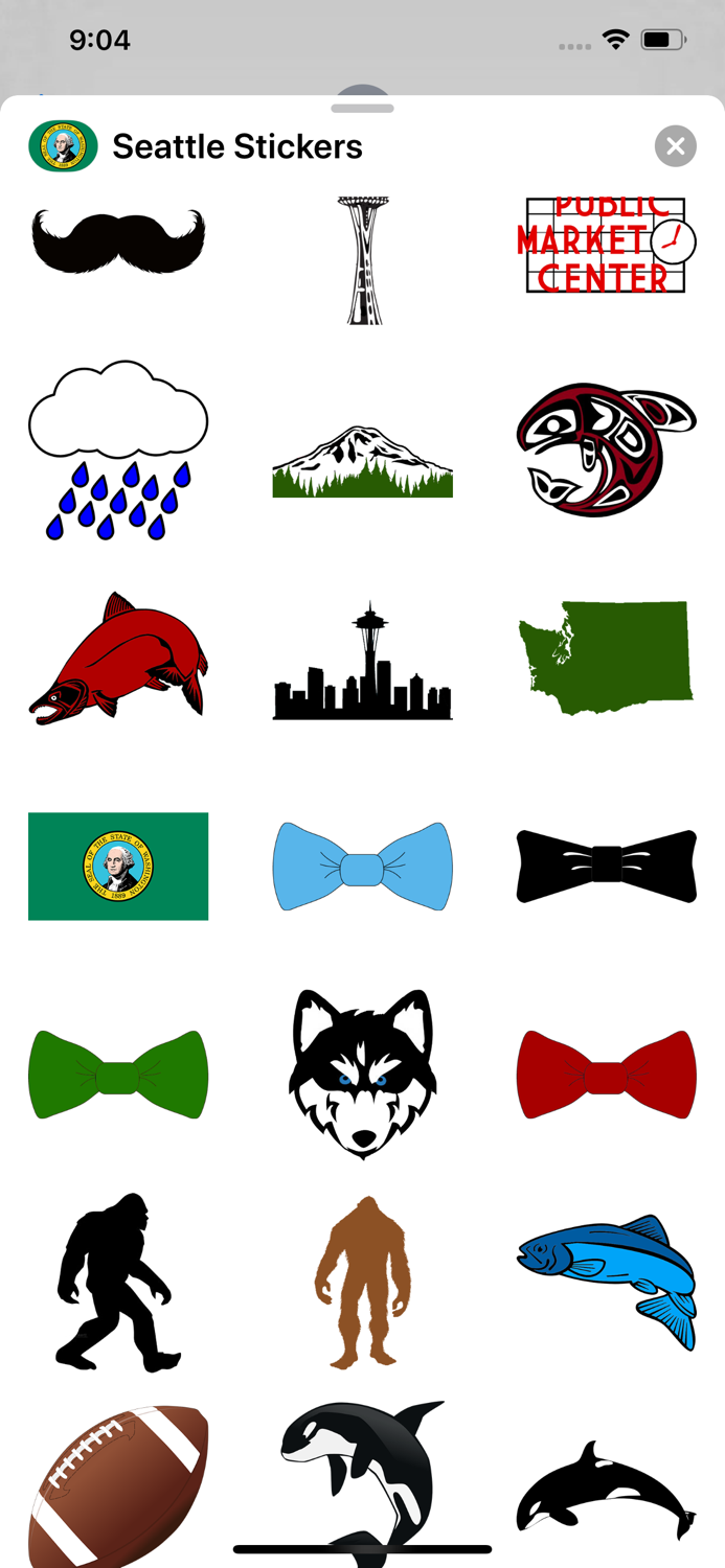 Seattle Washington Stickers