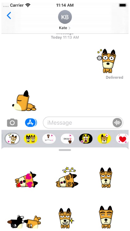 TF-Dog Animation 3 Stickers screenshot-0