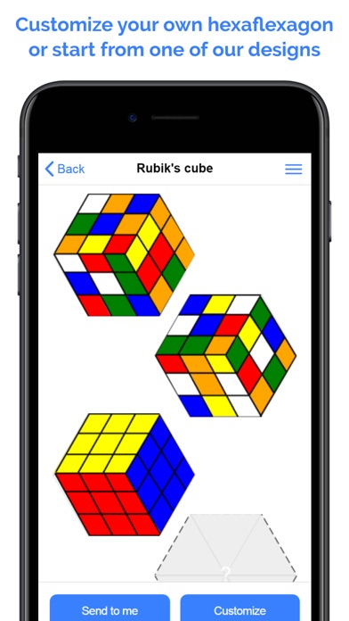Hexaflexagons screenshot 2