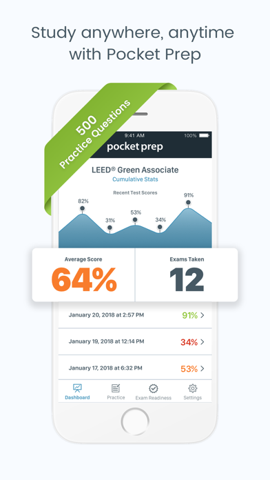 How to cancel & delete LEED GA Pocket Prep from iphone & ipad 1