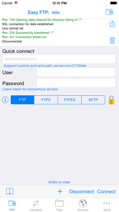 Easy FTP & SFTP screenshot1