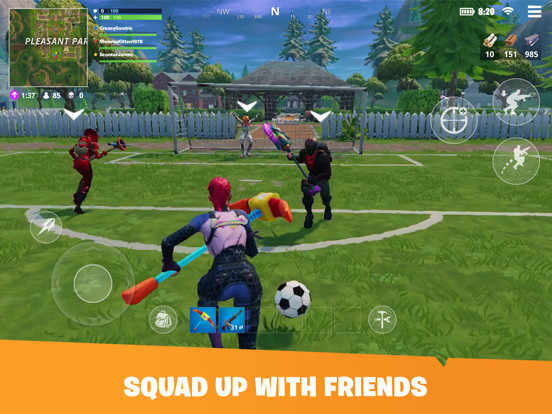 iPad Image of Fortnite