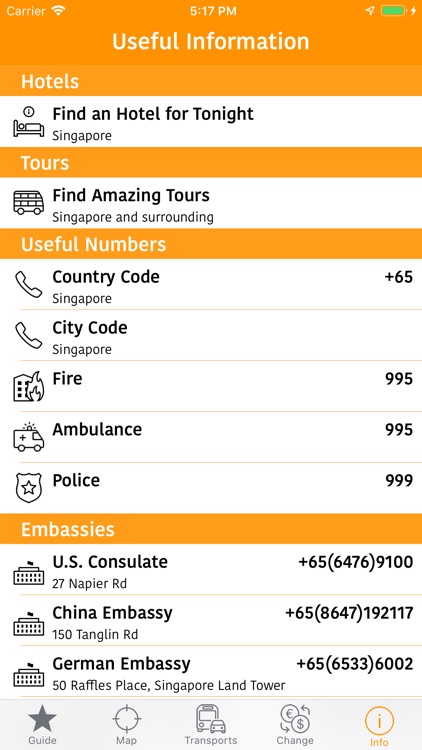 Singapore Map and Travel Guide screenshot-5